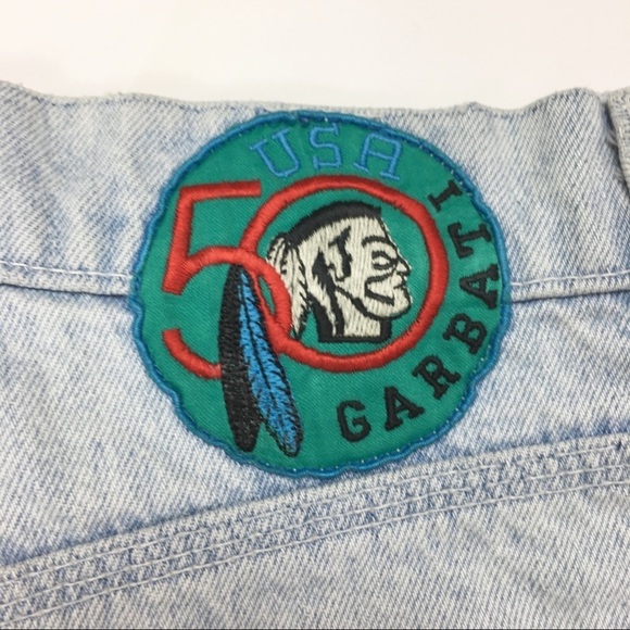 Vintage GARBATI Jeans High Rise Print Denim Short - Picture 6 of 8